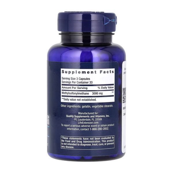 MSM 1000 mg - 100 caps &mdash; оригинальный товар