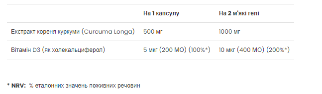 Curcumin D3 - 60 softgels &mdash; оригінальний товар
