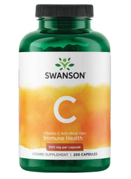 Vitamin C with Rose Hips 500 mg - 250 Caps &mdash; оригинальный товар
