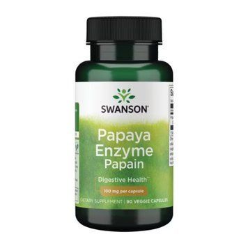 Papaya Enzyme Papain 100 mg - 90veg caps &mdash; оригінальний товар