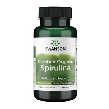 Certified Organic Spirulina 500mg - 180 tabs &mdash; оригинальный товар