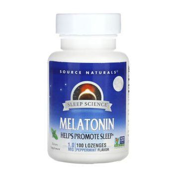 Sleep Science&reg; Melatonin 1mg Peppermint - 100 lozenges &mdash; оригинальный товар