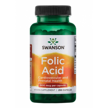 Folic Acid 800 mcg - 250 Caps &mdash; оригинальный товар