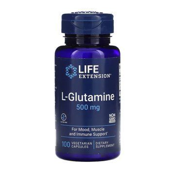 L-Glutamine 500 mg - 100 vcaps &mdash; оригинальный товар