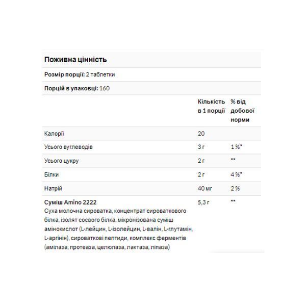 Amino 2222 - 320 tabs &mdash; оригинальный товар