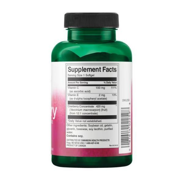 Cranberry Whole Fruit Concentrate Super Strength 420mg - 60 sgels &mdash; оригінальний товар