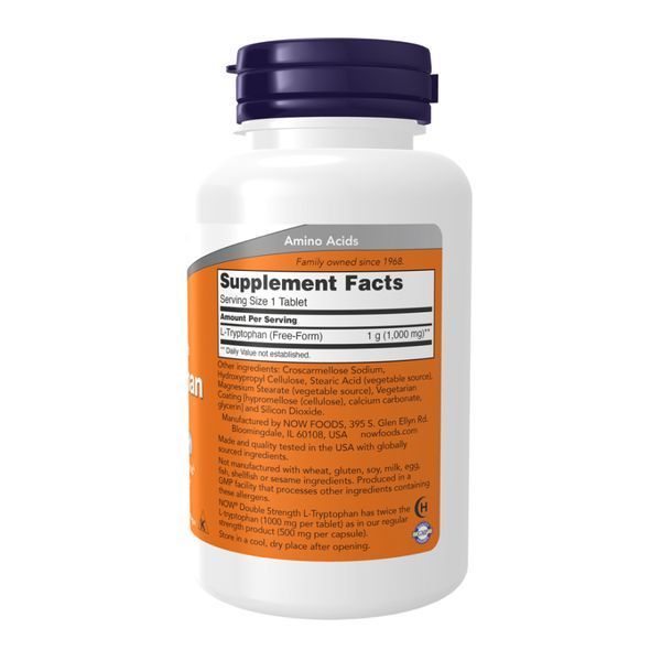 L-Tryptophan Double Strength 1000mg - 60 tabs &mdash; оригинальный товар