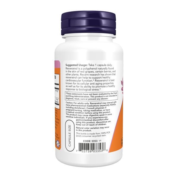 Resveratrol 200 mg - 120 vcaps &mdash; оригінальний товар