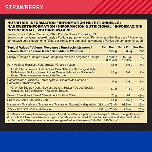 Casein - 924g Strawberry &mdash; оригинальный товар