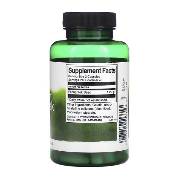Fenugreek Seed 610mg - 90 cap &mdash; оригінальний товар