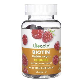 Biotin 10,000 mcg - 60 gummies &mdash; оригинальный товар