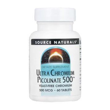 Ultra Chromium Picolinate 500&trade; 500 mcg - 60 tabs &mdash; оригинальный товар