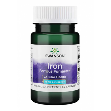 Iron Ferrous Fumarate 18mg - 60caps &mdash; оригинальный товар