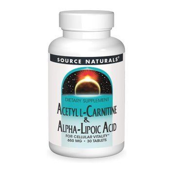 Acetyl L-Carnitine & Alpha-Lipoic Acid 650 mg - 30 tabs &mdash; оригинальный товар