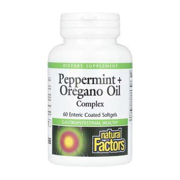 Peppermint+Oregano Oil Complex - 60 softgels &mdash; оригинальный товар