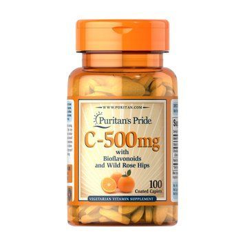 Vitamin C-500 mg with Rose Hips Time Release - 100 caps &mdash; оригинальный товар