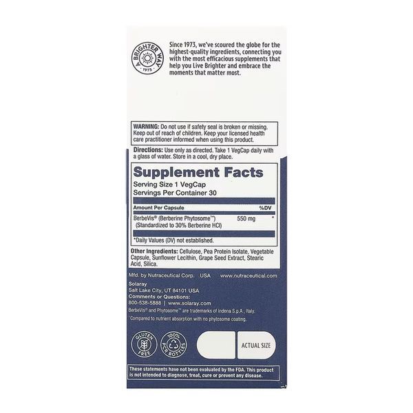 Prossorb Berberine 9x - 30 vcaps &mdash; оригинальный товар