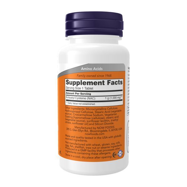N-Acetyl-Cysteine 1000mg - 60 tabs &mdash; оригинальный товар
