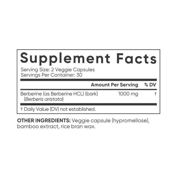 Berberine 500mg - 60 vcaps &mdash; оригинальный товар