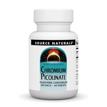 Chromium Picolinate 200 mcg Yeast Free - 60 tabs &mdash; оригинальный товар