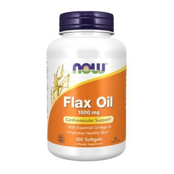 Flax Oil 1000mg - 100 softgels &mdash; оригинальный товар
