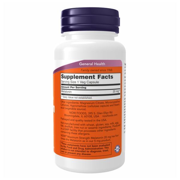 Melatonin 20mg - 90 vcaps &mdash; оригінальний товар