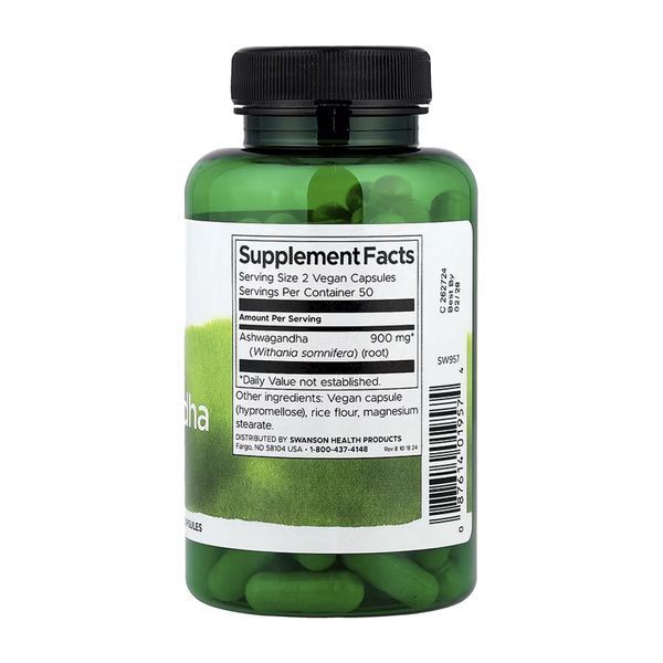 Ashwagandha 450mg - 100caps &mdash; оригинальный товар