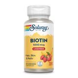 Biotin 5000mcg - 60 Lozenges Natural Peach, Strawberry, Banana &mdash; оригинальный товар