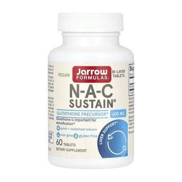 N-A-C Sustain&reg; 600 mg - 60 caps &mdash; оригинальный товар