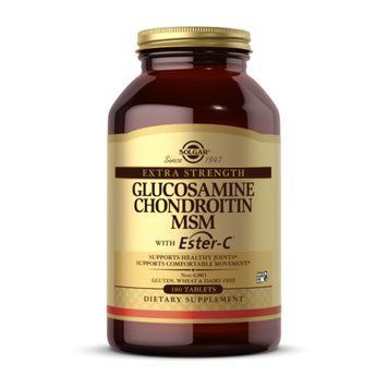 Extra Strength Glucosamine Chondroitin MSM with Ester-C&reg; - 180 tabs &mdash; оригинальный товар
