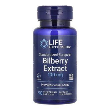 Standardized European Bilberry Extract 100 mg - 90 vcaps &mdash; оригинальный товар