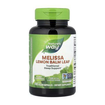 Melissa Lemon Balm Leaf - 100 vcaps &mdash; оригинальный товар
