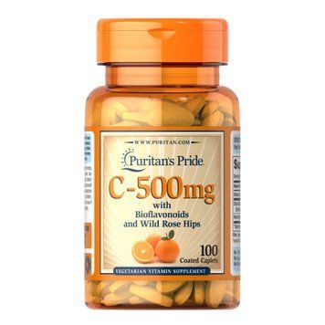 Vitamin C-500 mg with Bioflavonoids and Rose Hips - 100 Caps &mdash; оригинальный товар