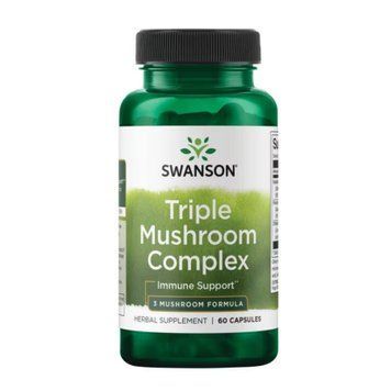 Triple Mushroom Complex 3 Mushroom Formula - 60 caps &mdash; оригинальный товар