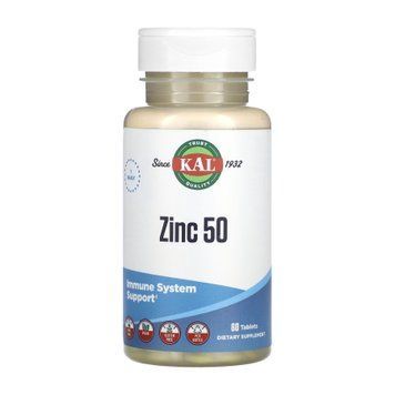 Zinc 50mg - 60 tabs &mdash; оригинальный товар