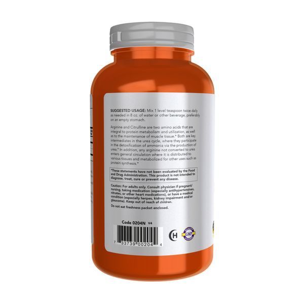 Arginine & Citrulline Powder - 340g &mdash; оригінальний товар