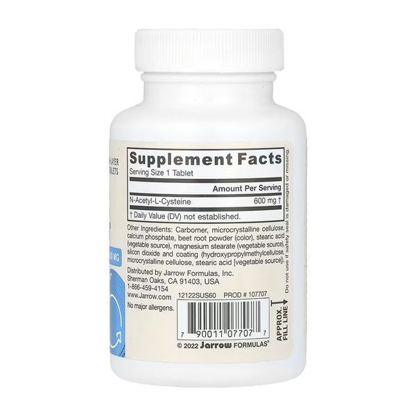 N-A-C Sustain&reg; 600 mg - 60 caps &mdash; оригинальный товар