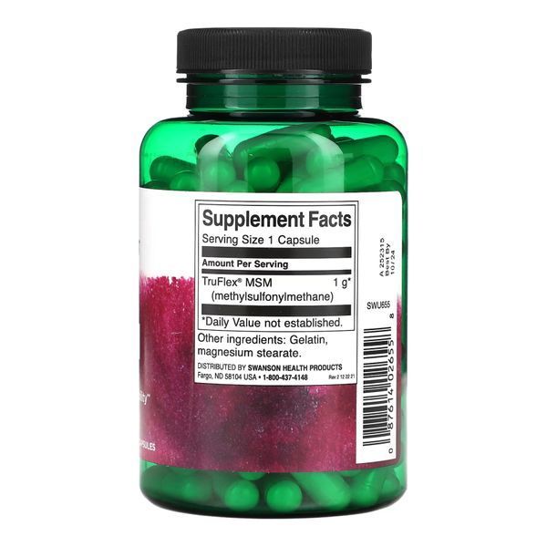 MSM 1000mg - 120 caps &mdash; оригінальний товар