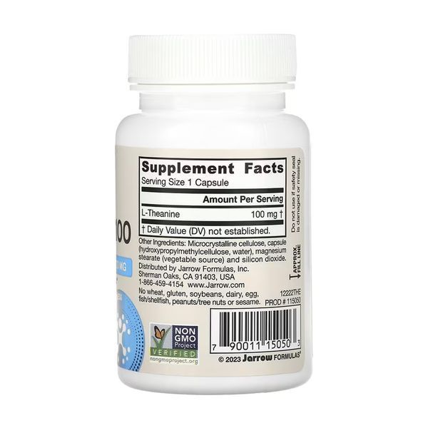 Theanine 100mg - 60 vcaps &mdash; оригинальный товар