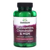 Glucosamine, Chondroitin & Msm Highest Strength3-in-1 Formula - 120 tabs &mdash; оригинальный товар