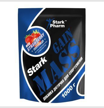 Stark Gain Mass Ostrowia Whey - 1000g Strawberry &mdash; оригинальный товар