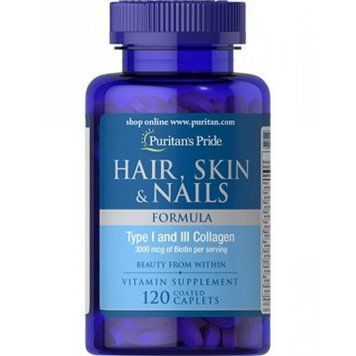 Hair Skin and Nails Formula Type 1 and 3 Collagen - 60 caps &mdash; оригинальный товар