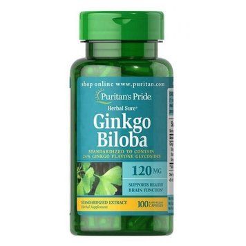 Ginkgo Biloba Standardized Extract 120mg - 100caps &mdash; оригинальный товар