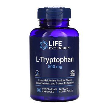 L-Tryptophan 500mg - 90 vcaps (До 01.25) &mdash; оригинальный товар