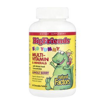 BigFriends Chewable Multivitamin & Minerals - 60 tabs &mdash; оригинальный товар