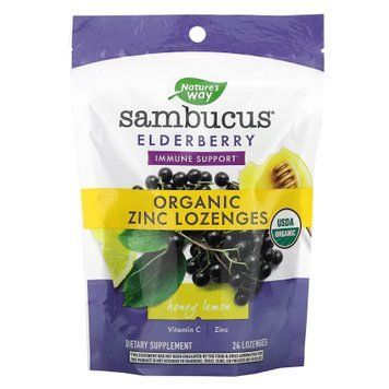 Sambucus Organic Honey Lemon Lozenge - 24ct &mdash; оригінальний товар