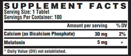 Melatonin 5 mg - 100ct &mdash; оригінальний товар