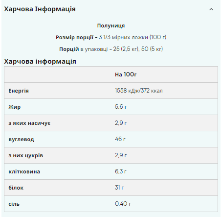 Impact Weight Gainer V2 - 2500g Strawberry - Cream &mdash; оригінальний товар