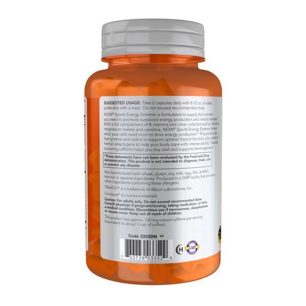 Sports Energy Extreme - 90 vcaps &mdash; оригінальний товар