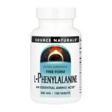 L-Phenylalanine 500mg - 100 tabs &mdash; оригінальний товар